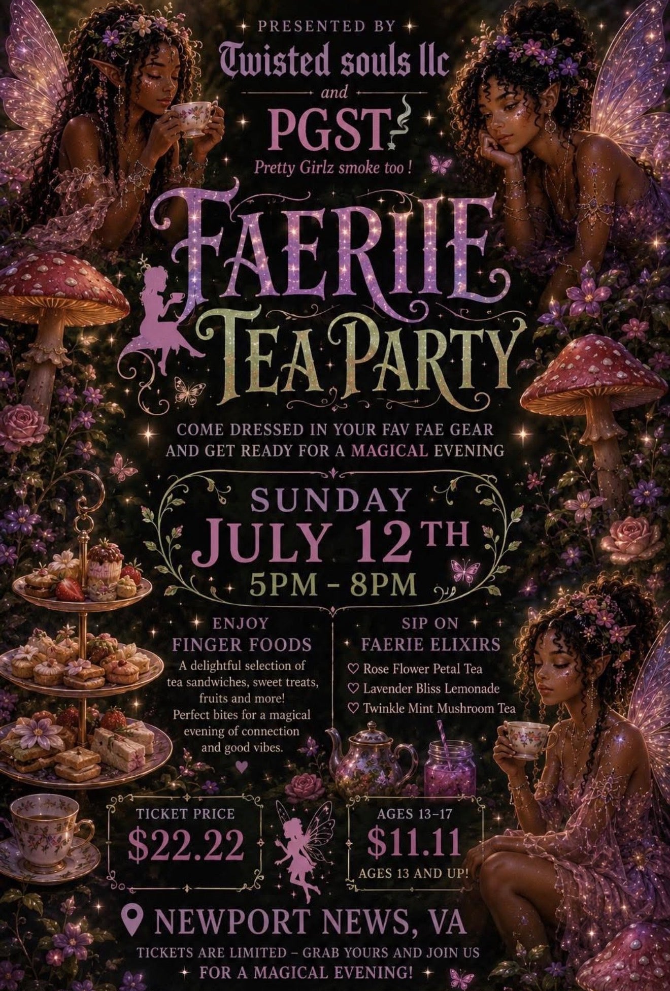 ✨ Faerie Tea Party Experience