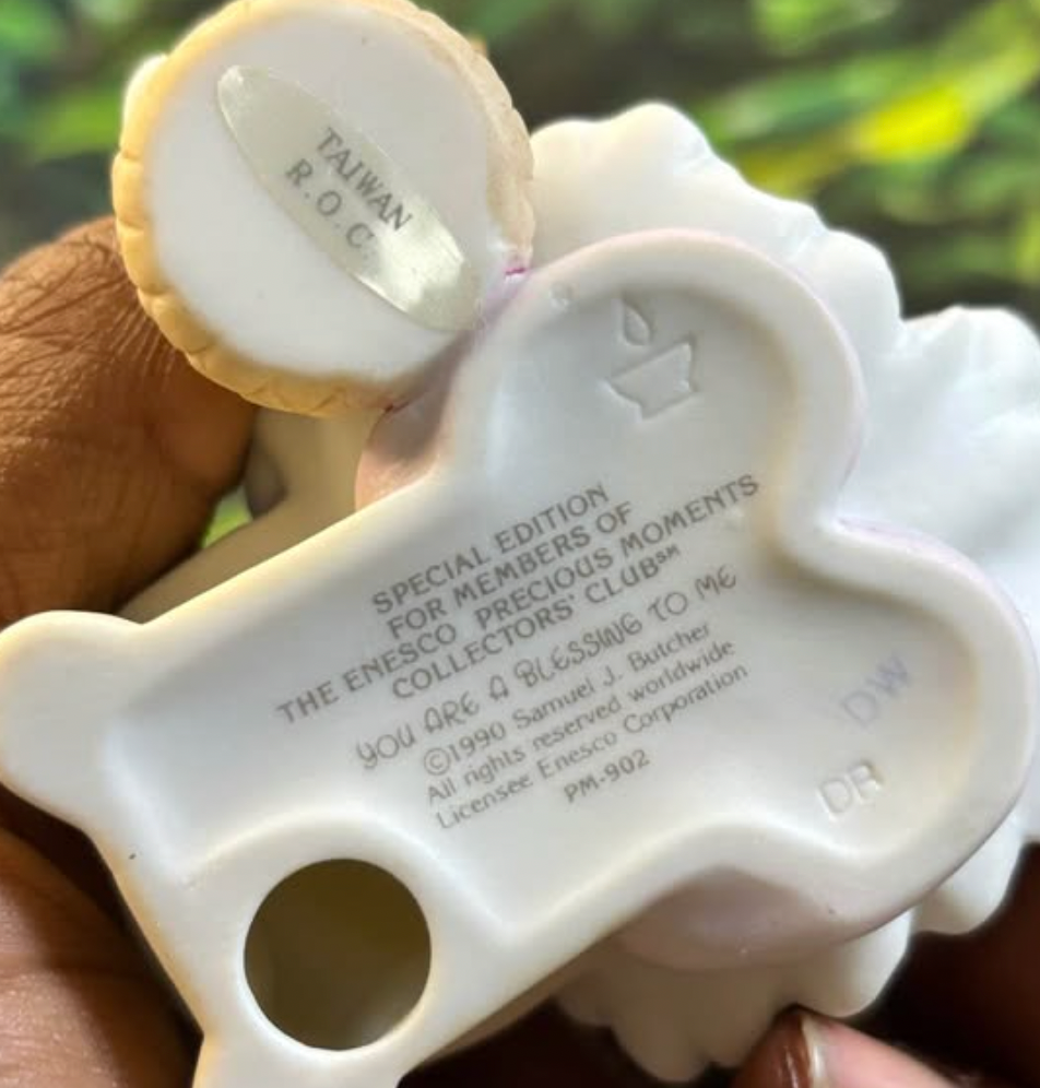 Precious Moments Figurine – “You Are a Blessing to Me” (1990 Collectors’ Club Exclusive)