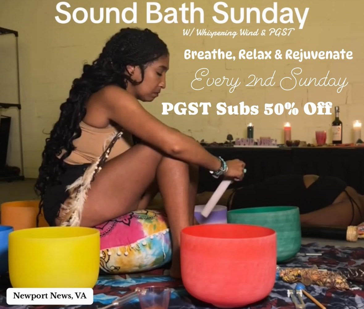 Mj’s Sound Bath Sunday w/ Whispering Wind