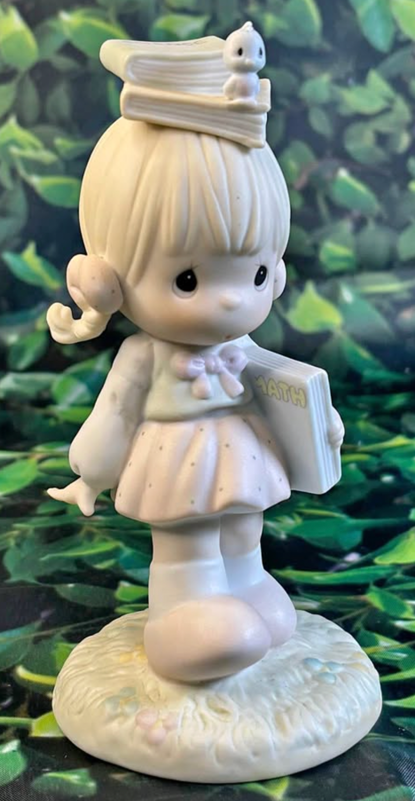 Precious Moments Figurine – September Girl with Books (1988 Birthday Series)
