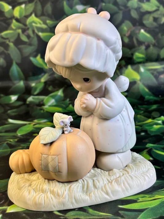 Precious Moments Figurine – “October” Birthday Series (1988)