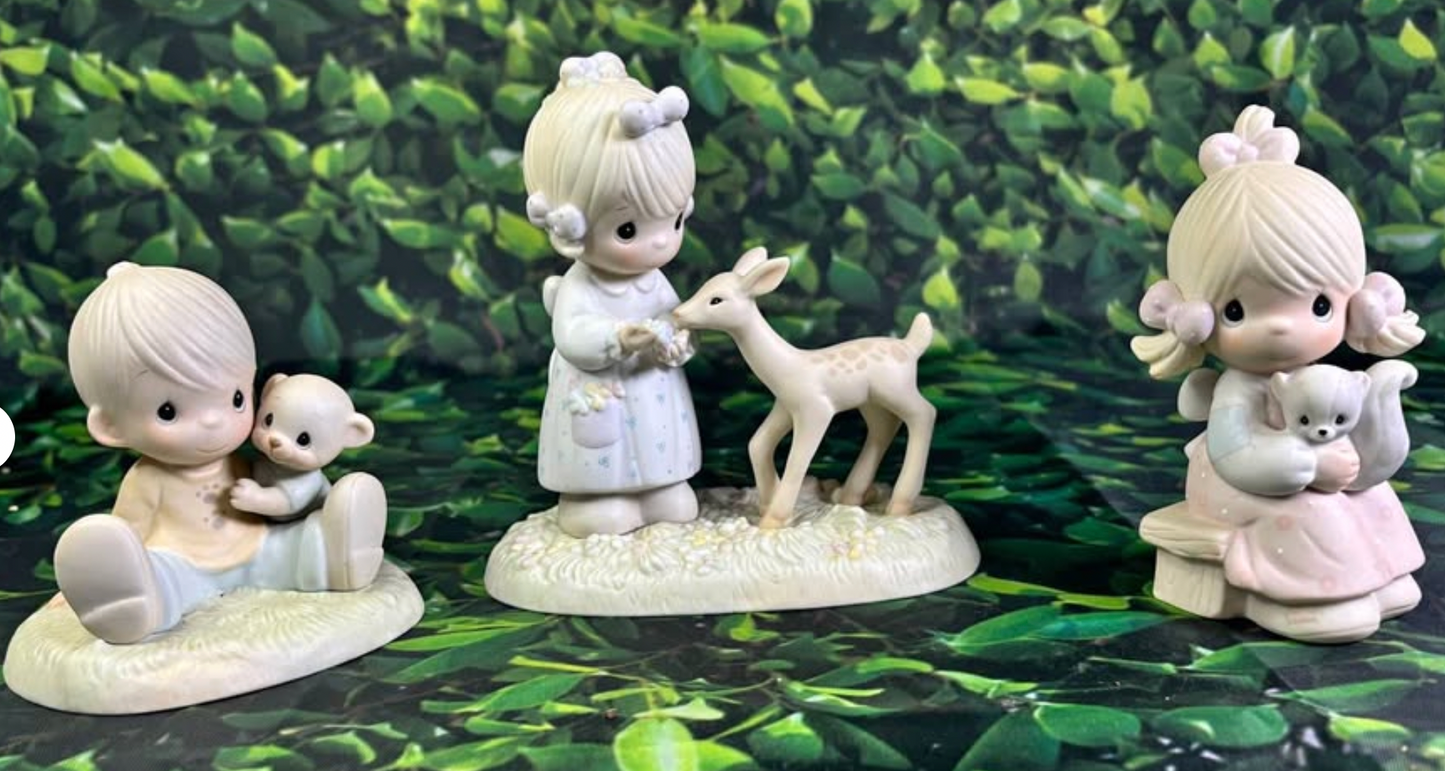 Precious Moments “Animal Friends of the Heart” Bundle – Set of 3