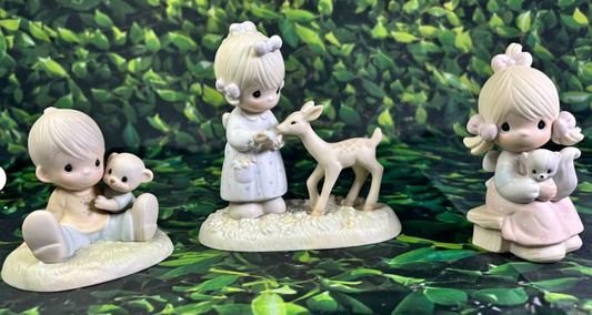 Precious Moments “Animal Friends of the Heart” Bundle – Set of 3