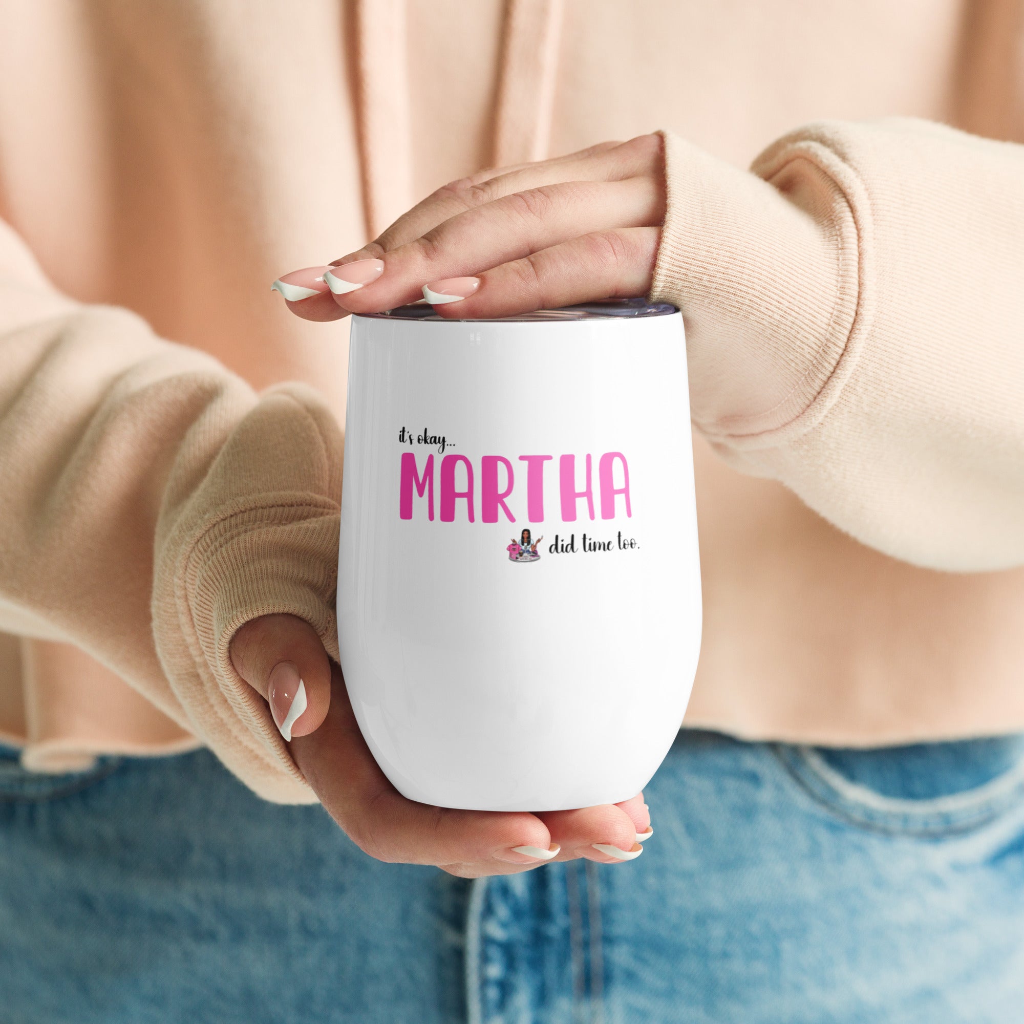 Martha's Wine Tumbler